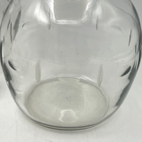 Carafes en verre gravé