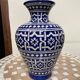Vase en céramique marocain de Fes , fait main et peint à la main. Moroccan