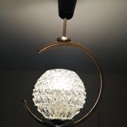 Suspension années 60 cristal et métal