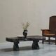 Sculptural coffee table in solid wood with natural edges, Europe, 1960s.