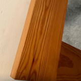 Vintage mirror in solid pine