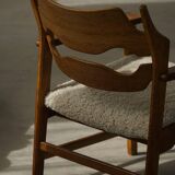 Henning Kjærnulf, Lounge Chairs "Razorblade", Danish design from the mid-century, 1960s.