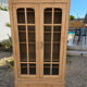 Magnificent Art Deco display cabinet sanded.