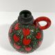 Alvino Bagni pottery vase Tulipani Rossi, Italy