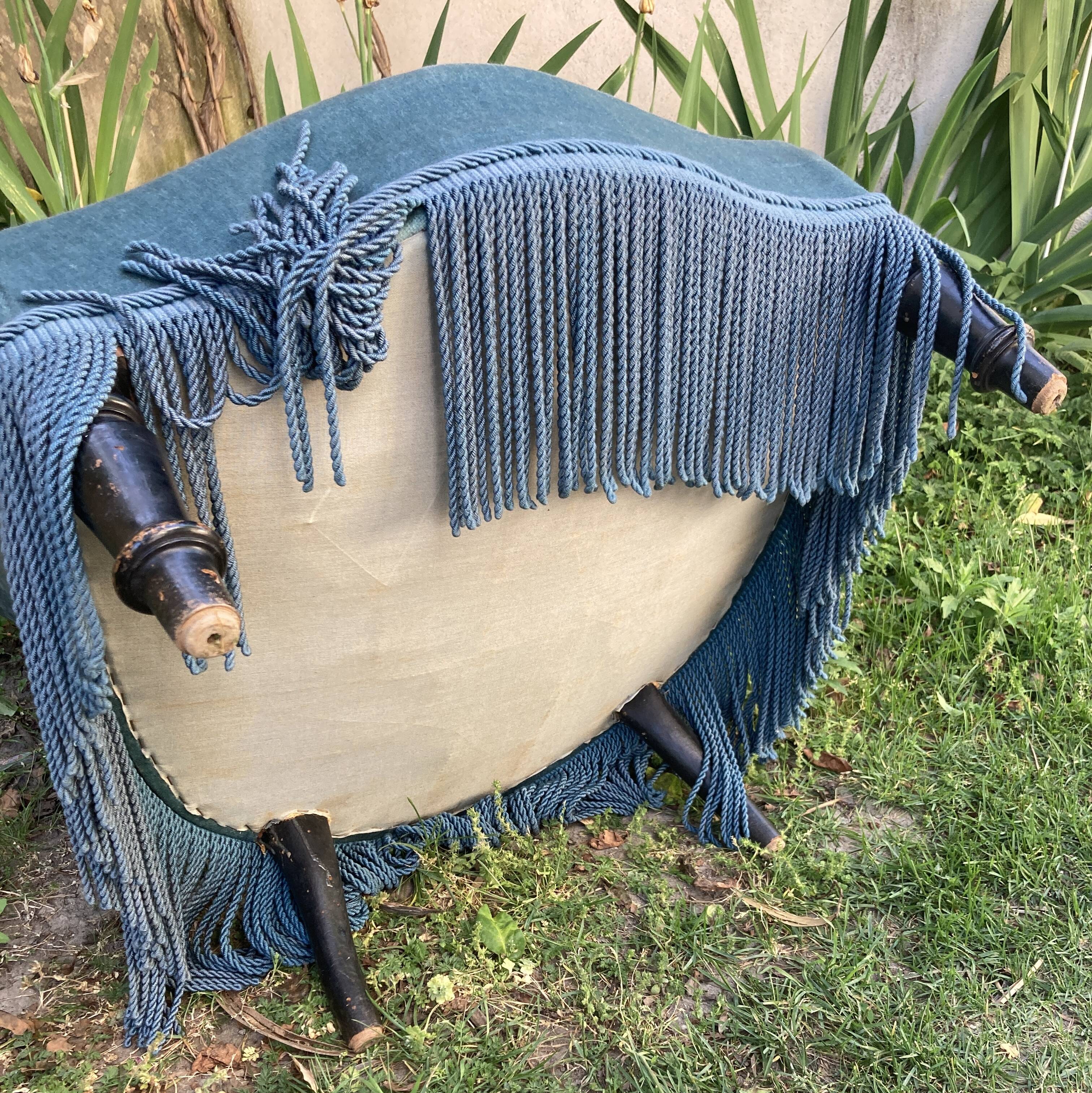 Toad Chair - electric blue - with its cushion