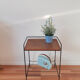 Vinyl door table, electrophone holder, magazine holder, 50s