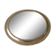 Miroir rond doré 24cm