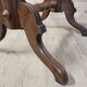 Antique walnut sewing table (19th century) Biedermeier side table