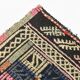 1955s Turkish Antique Pink & Blue Vintage Kilim Rug, 167x226Cm