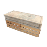 Upholstered floor cushion