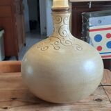 Lampe en grés vintage des années 60