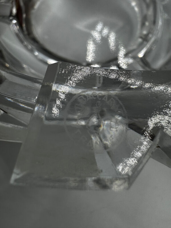 Cendrier Martell de Pierre Carmin version luxe Baccarat numéroté
