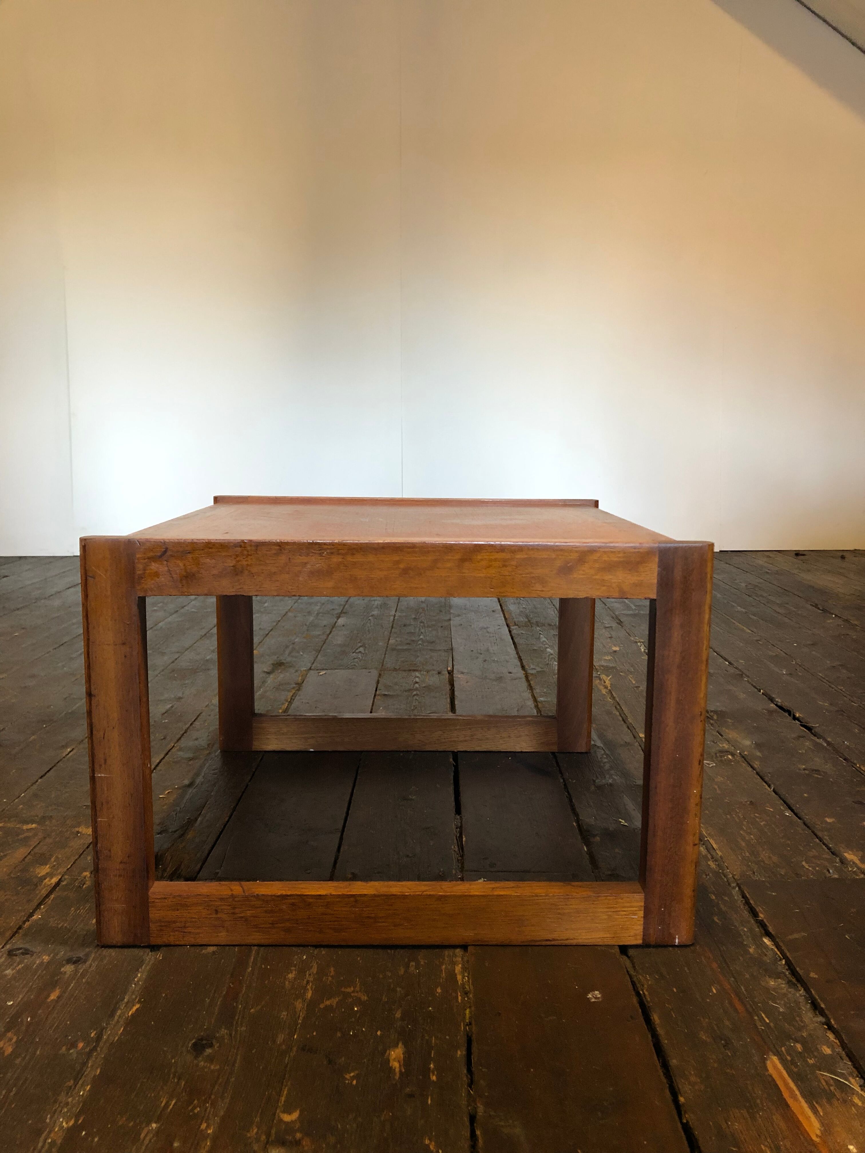 Vtg Mid Century BCM Teak Side Occasional Coffee Table Retro 60s Danish Design