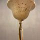 Large Vintage Italian Tole Flower Chandelier with 12 Lights
