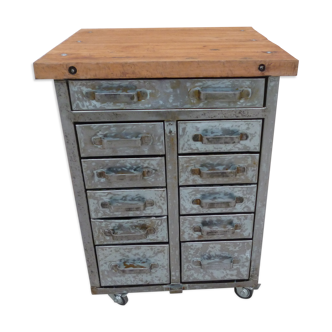 Old military furniture 11 drawers