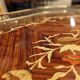 Inlaid rolling trolley