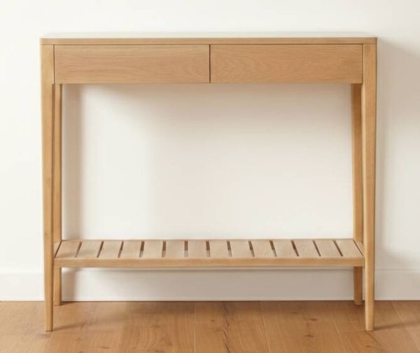 Console chêne