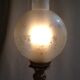 Bronze globe lamp