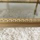 Brass and smoked glass dessert 60s