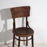 Antique bentwood dining chairs (circa 1920). Set of 4