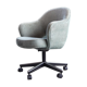 Knoll saarinen executive chair in original textile, swivel base