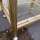 Brass and glass dessert table