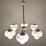 Space age Sputnik chandelier with 6 lights, 50s-60s