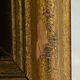 Golden leaf gold mirror