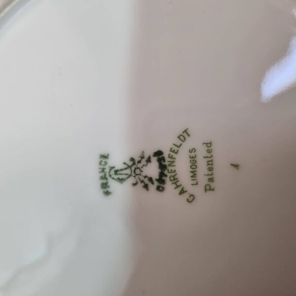 6 assiettes à dessert Limoges, G.Ahrenfeldt