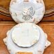 Old Longchamp vegetable soup tureen with Moustiers Olerys decor 2