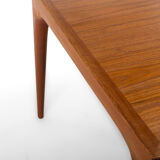 Extendable dining table in teak by Johannes Andersen for Uldum Møbelfabrik