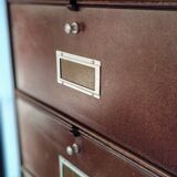 A vintage Roneo industrial flapper from the 1950s with a rusty patina