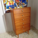 Vintage rag chest of drawers from the 60s stamped S.I.M.M.O.B