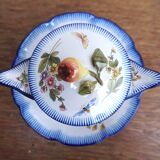 Old Charolles set signed Molin with plate, eared bowl and lid