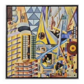 Peinture à l'huile originale – H. van den Broeck (1994)