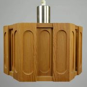 Suspension en pin architectural hexagonal, Suède, années 1970