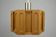 Hexagonal Architectural Pine Pendant Lamp, Sweden, 1970s