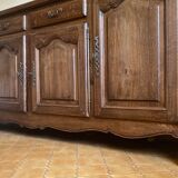 Low buffet in solid chene 4 doors