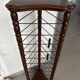 Turned wooden display stand, late 19th - early 20th century.