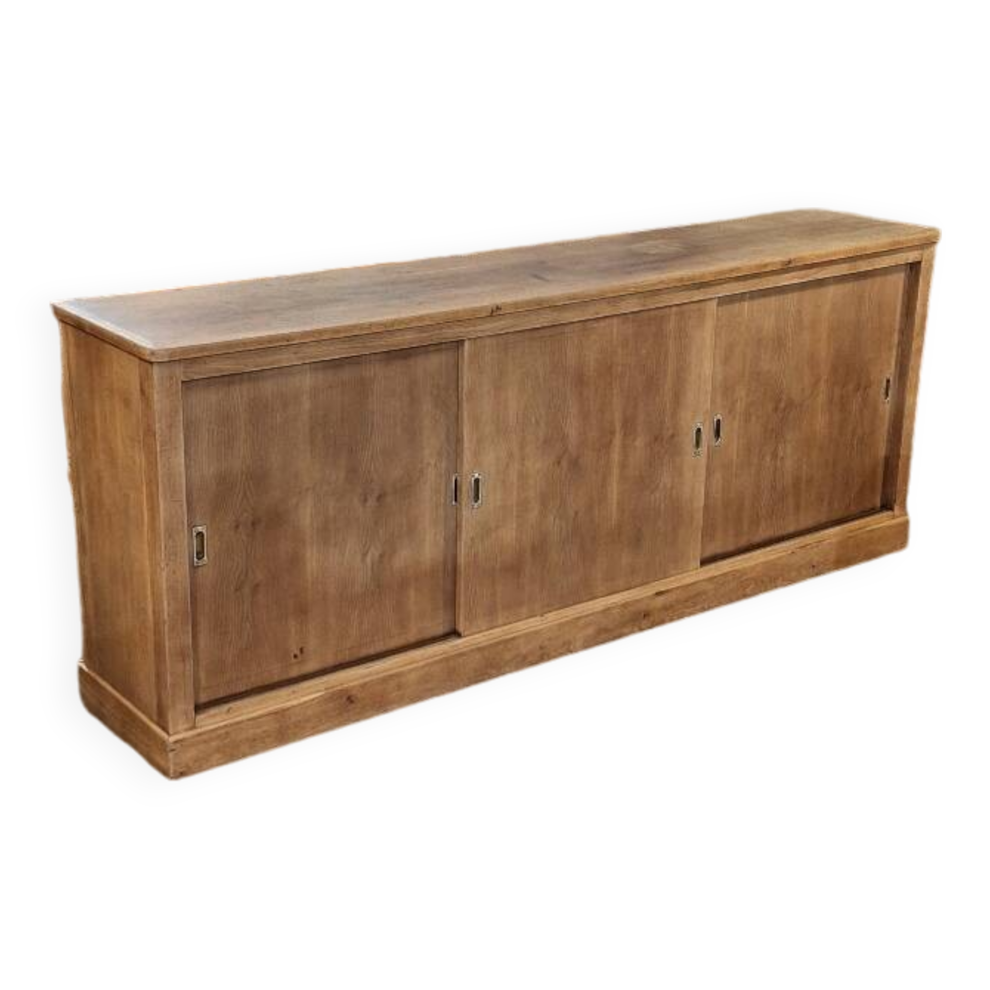 Low sideboard with sliding doors