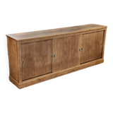 Low sideboard with sliding doors