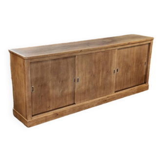 Low sideboard with sliding doors