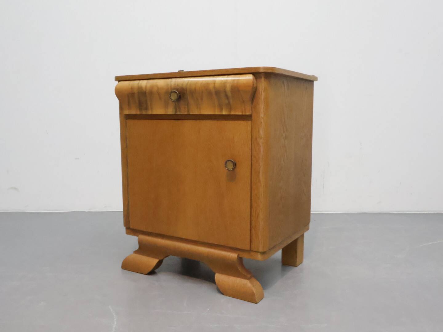 Table de chevet vintage | Années 60 | Chêne