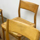 Mid century cherry wood dining chairs by Georg Leowald for Wilkhahn, Set of 4, Germany,1950s