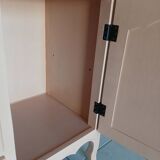 Peach-coloured TV unit