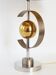 Lampe de table boule dorée 1970