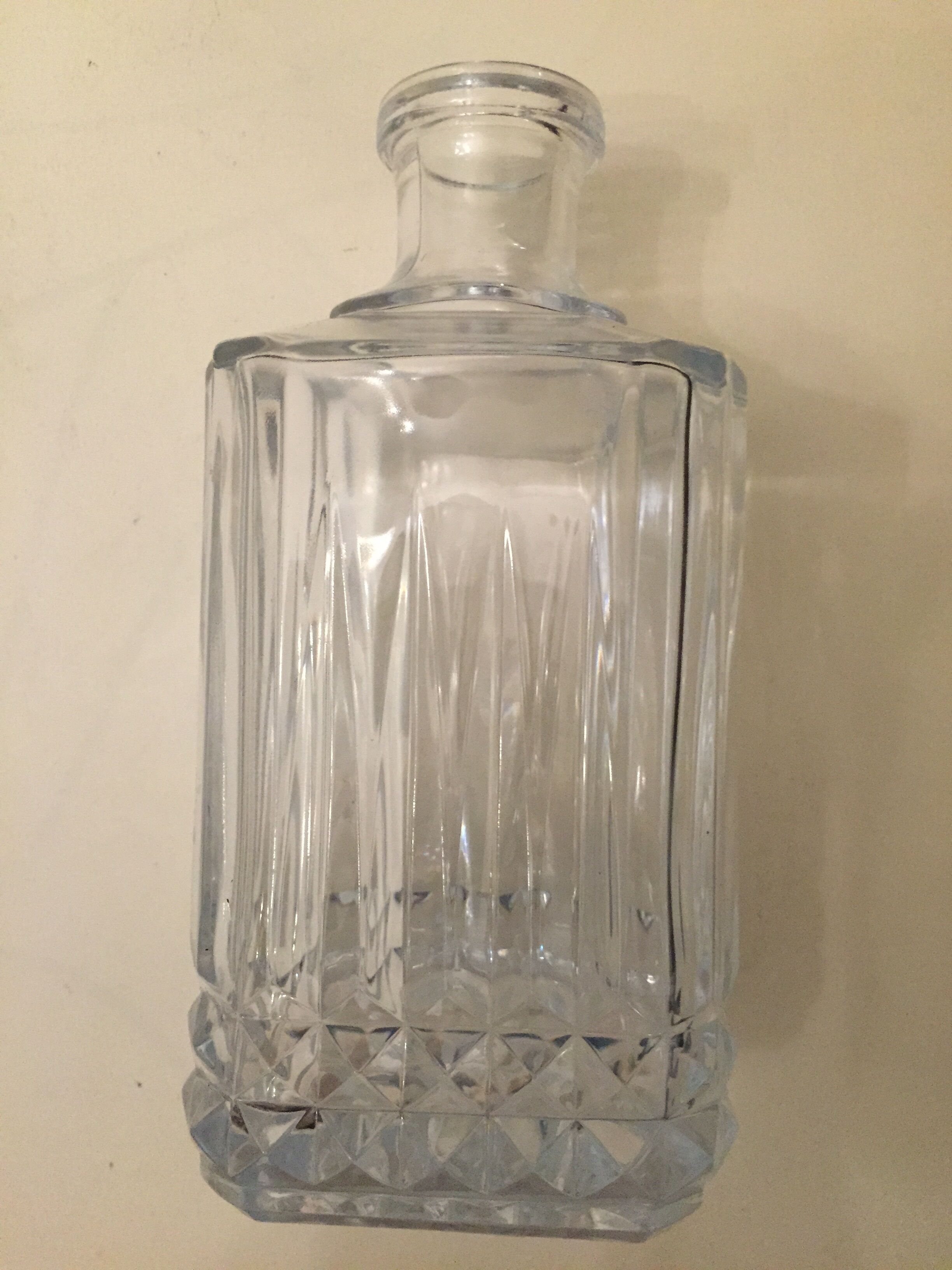 Crystal whisky carafe