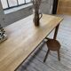 Table de ferme chêne doré 160cm