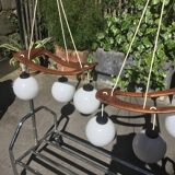 2 Rispal pendant chandeliers with 3 lights