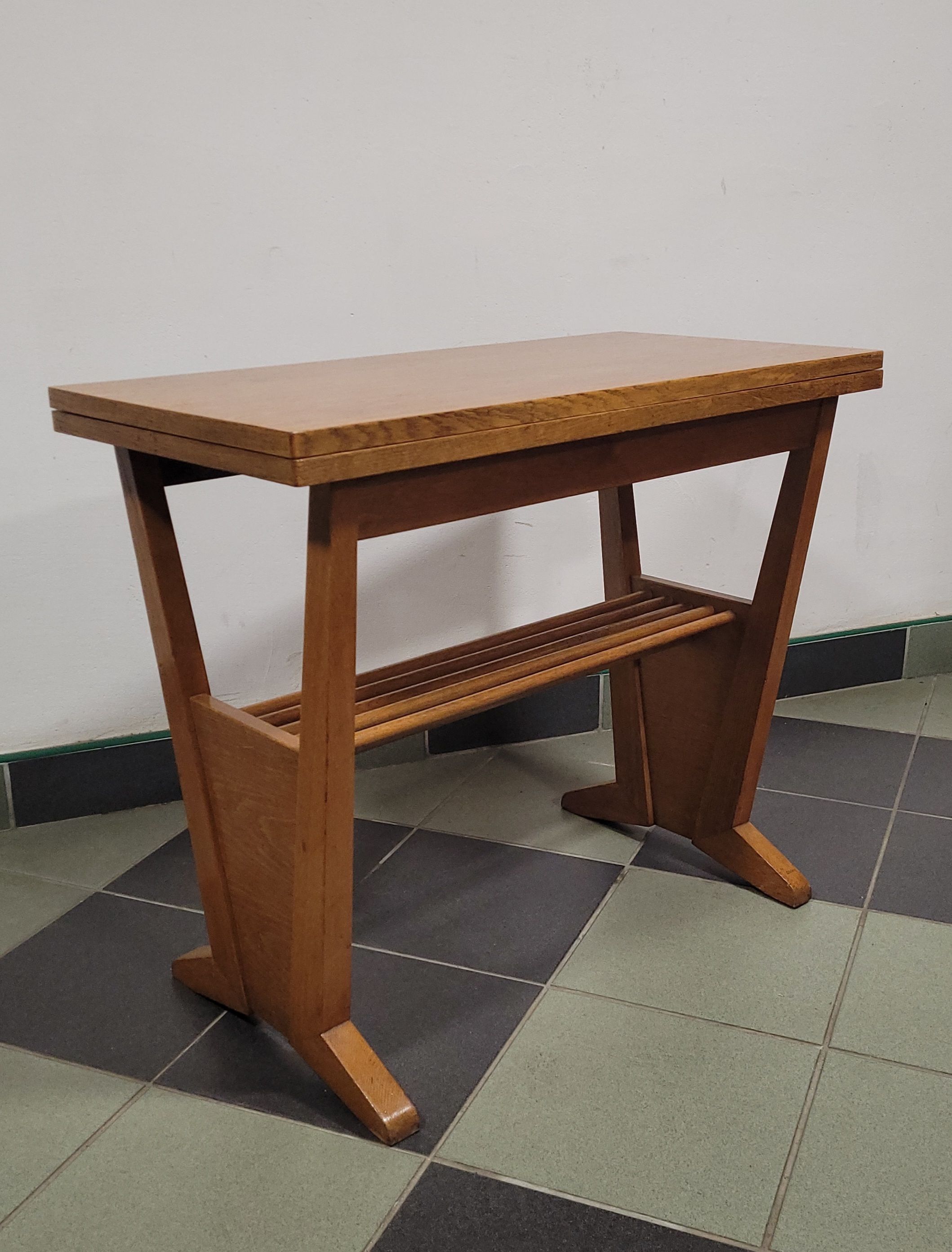 UP Zavody wooden coffee table, Czechoslovakia, 1960s.